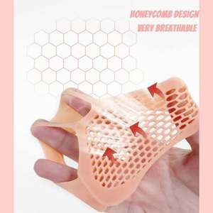 Coussinets métatarsiens en silicone pour femmes, demi-semelles pour talons hauts, inserts anti-douleur pour les pieds, soin des ampoules, coussinets en gel - Product Image 5