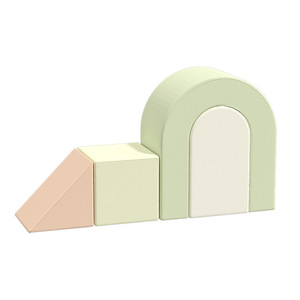 Custom Irregular <b>Shaped</b> Sofa Geometric Building <b>Blocks</b> For Children Indoor Climbing Play Structure Soft Foldable Cushion - Product Image 1