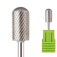 Accessoires pour ponceuse à ongles professionnelle : Fraise à ongles en carbure de tungstène pour retirer le gel, profil en barillet, surface lisse