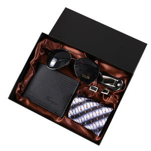 Men's Gift Set Wallet Tie Sunglasses Business Gift <b>Box</b> Father's Day <b>Present</b> - Product Image 4