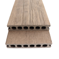 Terrasse en bois composite décoratif imperméable pour extérieur, revêtement de terrasse WPC, bois plastique composite, fournitures de jardin, revêtement de sol technique