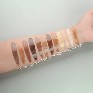 12-bóng râm nền tảng chất lỏng nhãn hiệu riêng không thấm nước lâu dài da-nuôi dưỡng bảo hiểm đầy đủ tùy chỉnh logo trang điểm tàn ác miễn phí - Product Image 5