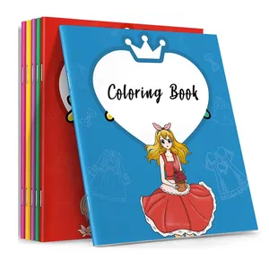 Couverture souple A4 A5 personnalisée pour enfants, coloriage de livres de dessin, impression pour enfants