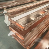 Barre plate en cuivre de haute pureté C11000 pour connexion d'armoires électriques
