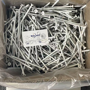 MALAXY Stock suffisant Vis à béton OEM en acier au carbone, à tête hexagonale fendue, double filetage, pour fixation murale, bleue - Product Image 4