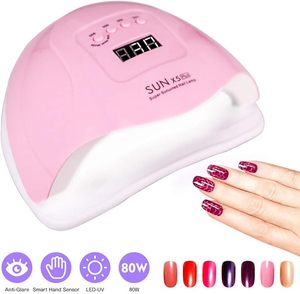 Nueva Lámpara de Uñas LED UV Recargable Profesional SUN X5 Plus 80W 36LEDS 4 Temporizadores, Secador de Uñas Inalámbrico, Lámpara de Manicura - Product Image 4