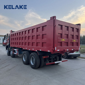 Camion benne Howo A7 T7 N7 12 roues 8x4 à vendre, camion benne à levage frontal Hyva à prix avantageux, camions bennes 12 pneus - Product Image 2
