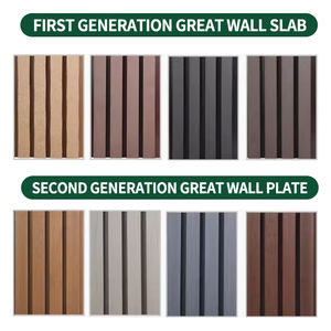 Panneau mural extérieur moderne en WPC plat pour application extérieure, design imperméable, échantillon gratuit, panneau mural moderne - Product Image 6