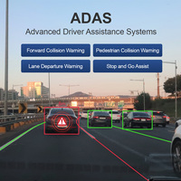 Caméra embarquée double objectif avant/arrière de haute qualité avec IA, enregistreur de conduite intelligent 4G, vision nocturne, HD 1080P, GPS, Wi-Fi pour la gestion de flotte