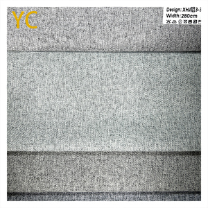 B2B liquidation vente 100% ombrage occultant enduit rideau tissu lin tissu pour chambre - Product Image 5