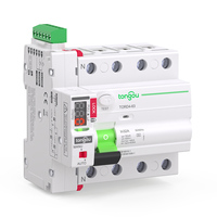 Pour TONGOU Auto Recloser Disjoncteur 4P RCCB 30mA/100mA/40A Ménage Industriel Basse Tension Système De Réinitialisation Automatique Cuivre