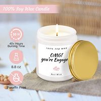 Cadeaux de fiançailles créatifs en acier inoxydable pour les couples, ensemble de gobelets et de tasses avec couleurs et logo personnalisés - Personnalisé pour les femmes