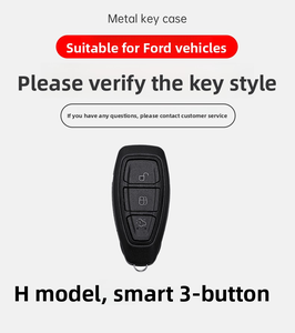 Étui pour clé de voiture pour Ford Focus, modèles anciens Escape, Mondeo, Zhi Sheng Fiesta Explorer et Tourneo - Product Image 6