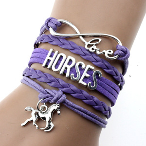 Bracelets porte-bonheur Mustang Equestrian Quarter Horse Trainer pour le saut d'obstacles, la course, l'équitation polyvalente, pour les chevaux arabes, Cob, Pinto, Paint - Product Image 4