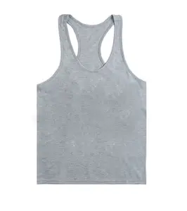 Tank High Quality fashion Mens Gym sport Top blank sleeveless mens fitness oem logo gym H vest