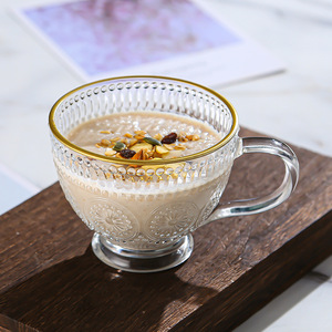 Vente en gros d'usine, tasse <span class=keywords><strong>à</strong></span> petit déjeuner populaire sur Internet, style européen, forme rétro, origine Chine, tasse <span class=keywords><strong>à</strong></span> lait d'avoine, <span class=keywords><strong>café</strong></span>, jus, <span class=keywords><strong>verre</strong></span> - Product Image 2