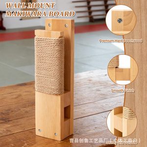 Soporte de entrenamiento de boxeo de madera, montado en la pared, marco de madera maciza para práctica en el gimnasio en casa. - Product Image 2