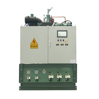 Unité de refroidissement par évaporation à vis simple haute capacité pour températures moyennes et basses, pour congélateurs industriels et entrepôts frigorifiques 20HP~160HP