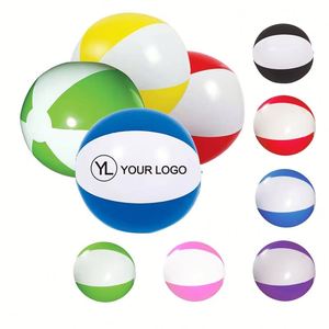 Ballon de plage gonflable en gros, coloré, en PVC, pour fête aquatique en bord de mer, jouet publicitaire personnalisé avec logo, cadeau promotionnel - Product Image 1