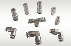 Chất lượng cao bền khí nén Brass phụ kiện thép không gỉ 304 316 nối đẩy phụ kiện không khí phụ kiện - Product Image 3