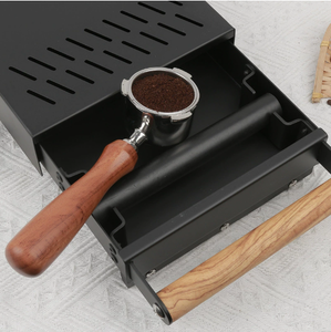 Boîte à café portable compacte antidérapante pour une élimination rapide des déchets de café, design plat durable, bac de gestion des déchets - Product Image 3