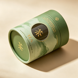 Tubo de Papel para Té con Tapa a Prueba de Humedad, Impresión en Lámina Dorada, Reciclable, para Almacenamiento de Bebidas - Product Image 5