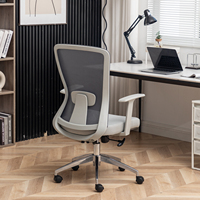 Chaise de bureau ergonomique en maille avec rotation à 360 degrés, confortable et au design moderne