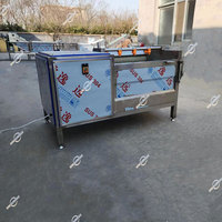 Commerciële automatische aardappelwasser, gember-, kurkuma- en wortelschiller, wasmachine te koop