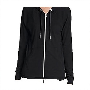 High Quality Women's Breathable <b>Zipper</b> Hoodies OEM Custom Logo Cotton Fleece Private Label Casual Spring Summer Winter - Product Image 1