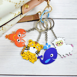 พวงกุญแจโลหะผสมสังกะสีรูปสัตว์การ์ตูนสุดสร้างสรรค์ - โมเดลสัตว์ขนาดใหญ่สำหรับแขวนกระเป๋า อุปกรณ์เสริมสำหรับกุญแจ - Product Image 3