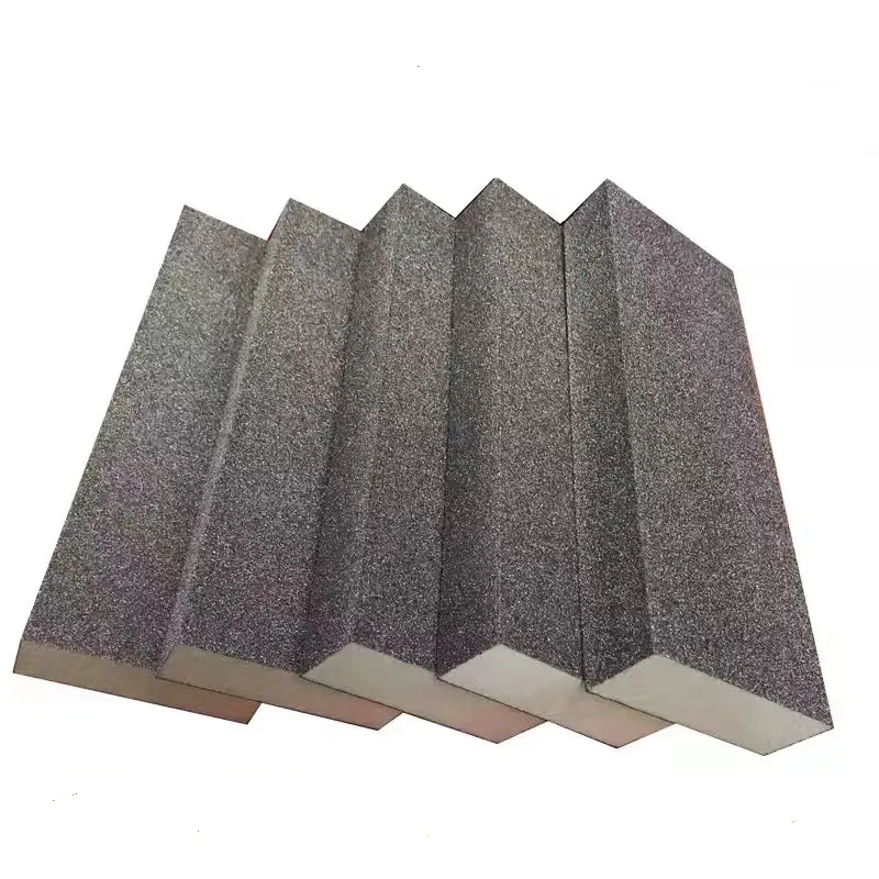 200*70*25Mm Vier Side Gecoat Aluminium Oxide Schuren Spons Schuurblok Voor Metaal En Hout