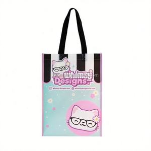 Wholesale Custom Eco-Friendly Reusable Laminated Nonwoven Shopping <b>Tote</b> <b>Bag</b> <b>Recyclable</b> Letter Digital Print Nonwoven Material - Product Image 1