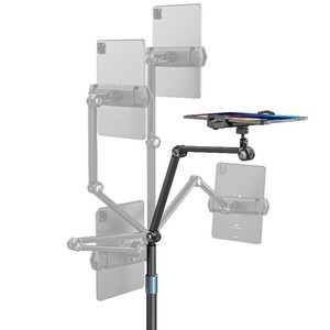 Boneruy P76T Aluminum Alloy Carbon Steel Flexible Arm 360 Rotate Adjustable Live Stream Lazy Floor Tablet <strong>Stand</strong>