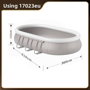 Piscine gonflable familiale Addotron <span class=keywords><strong>de</strong></span> haute qualité, super grande, en PVC, pour fêtes d'été, <span class=keywords><strong>bain</strong></span>, intérieur ou extérieur, jardin - Product Image 5