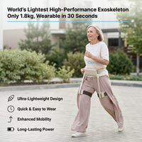 Exosquelette portable de soutien des membres inférieurs pour personnes âgées, idéal pour la marche en extérieur, les promenades avec le chien et les courses aux supermarchés