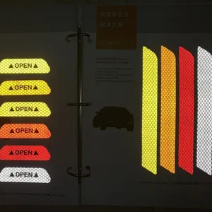 สติกเกอร์สะท้อนแสงทำจากพีวีซี3ม. วัสดุฟิล์มไวนิลสะท้อนแสงแบบสั่งทำ