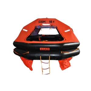Radeau de sauvetage gonflable en caoutchouc homologué CCS, conforme à la norme SOLAS, avec auvent imperméable pour 6 personnes - Product Image 4