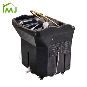 Accessori per il lavaggio dei capelli con serbatoio d'acqua Mobile Shampoo lavabo lavabo nero portatile lavabo per Shampoo - Product Image 1