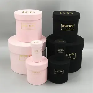 厂家价格天鹅绒瓦楞纸板包装盒一次性花毕业帽盒设计香水礼品100件