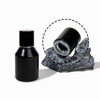 Botol Parfum Kaca Kosmetik Hitam Transparan Berkualitas Tinggi 30ml 50ml 100ml dengan Tutup Pompa Semprot Magnetik