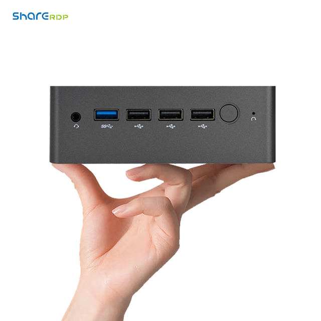 Sharerdp Custom Manufacturer Smallest N100 N305 Barebone NUC Mini Intel PC Gaming Linux Mini Computer Tiny 4GB 128