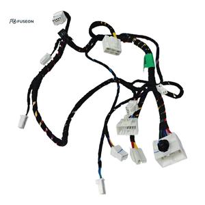 汽车车身门控线束总成多分支黄条纹编织套定制线束OEM 12V 24V - Product Image 2