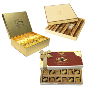 Dubai Edi Mixed Gourmet <strong>Assorted</strong> Baklava Packaging Box <strong>Chocolate</strong> Dates Nut Gift Box Baklava Desserts - Product Image 1