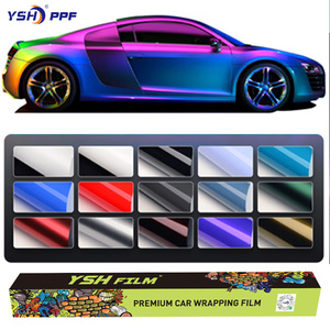Film <span class=keywords><strong>de</strong></span> protection <span class=keywords><strong>de</strong></span> peinture (PPF) coloré haute brillance pour voiture, en PET, effet <span class=keywords><strong>de</strong></span> changement <span class=keywords><strong>de</strong></span> couleur, 7,5 mil, rejet UV/<span class=keywords><strong>IR</strong></span> 90%, protection <span class=keywords><strong>de</strong></span> peinture <span class=keywords><strong>de</strong></span> luxe - Product Image 1