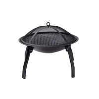 Grill de barbecue portable pliable, anti-rouille et antiadhésif, idéal pour le camping en extérieur, la maison, la préparation du thé, les feux de camp et les pique-niques - Vente en gros usine