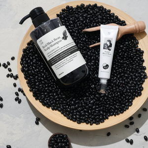 [SOY LAB] Kit d'ampoules de shampoing bio végétalien aux haricots noirs pour le soin du cuir chevelu 500ml pour cheveux colorés - Nettoyage en profondeur et contrôle du sébum - Product Image 2