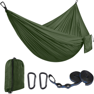 Hamaca de Paracaídas de Nailon 210T Ultraligera Personalizada para Exteriores, Plegable y Portátil, Capacidad de 200 kg, para Viajes y Campamentos, para 1-2 Personas - Product Image 2