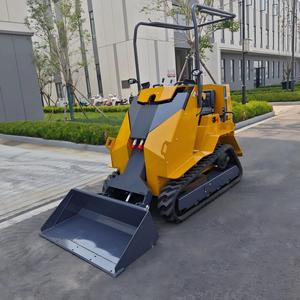 Professional Mini Compact <b>Wheel</b> Skid Steer <b>Small</b> Track Skid Steer with EPA CE 5 Engine for Construction Garden Use - Product Image 3
