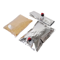 Sacs à bavette aseptique 5L & 20L personnalisés en usine sacs à café rechargeables en plastique aluminium avec Vitop dans une boîte