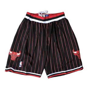 Heren Sport Authentieke Sportkleding Amerikaanse Basketbal Shorts Mesh Ademende Nbaa All Team Shorts Basketball Heren